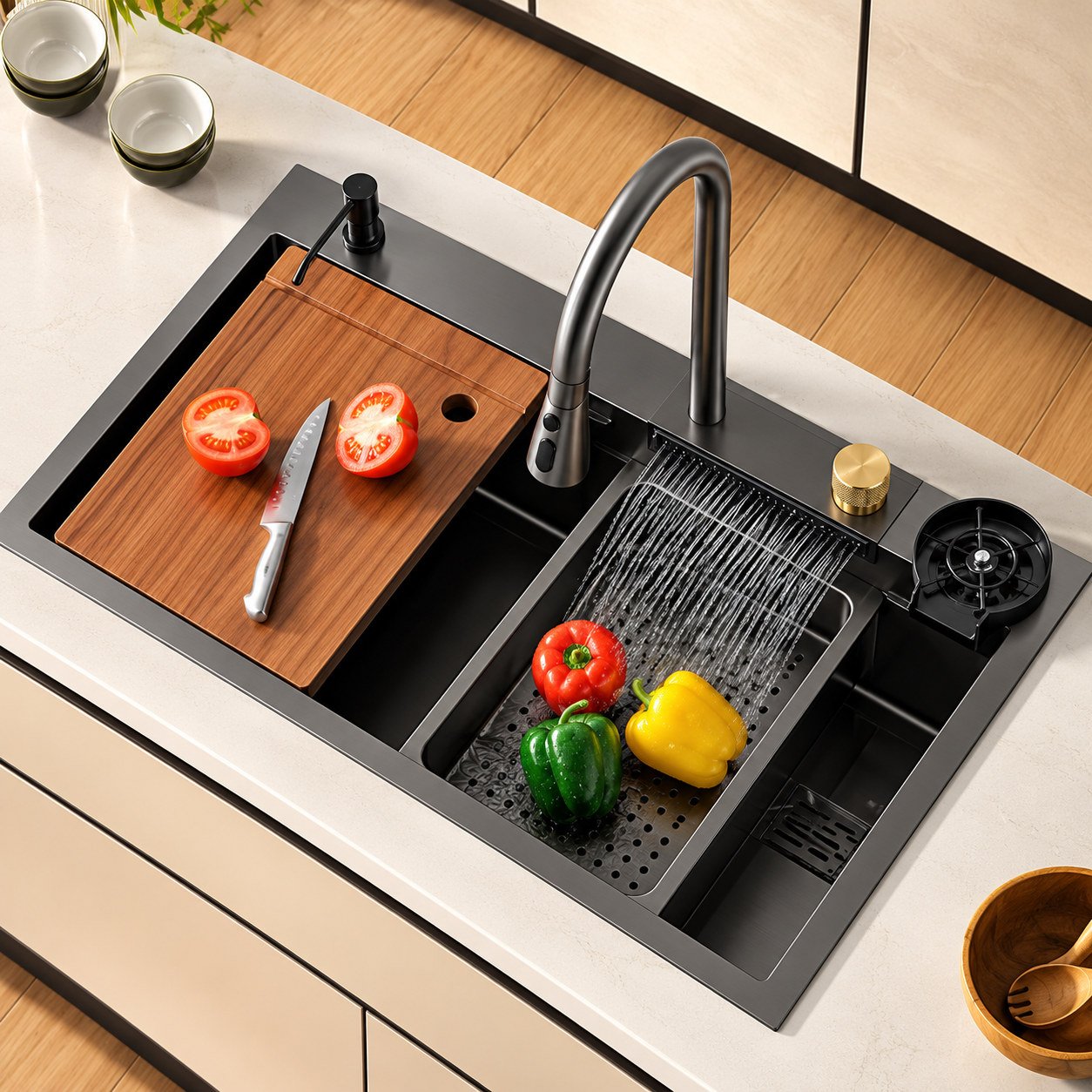 Sonet Regular rainfall, smart sink (view 2)
